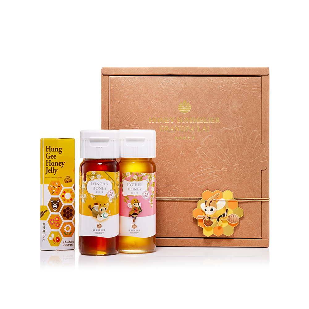 賴爺爺侍蜜 2+1 禮盒 420g×2  